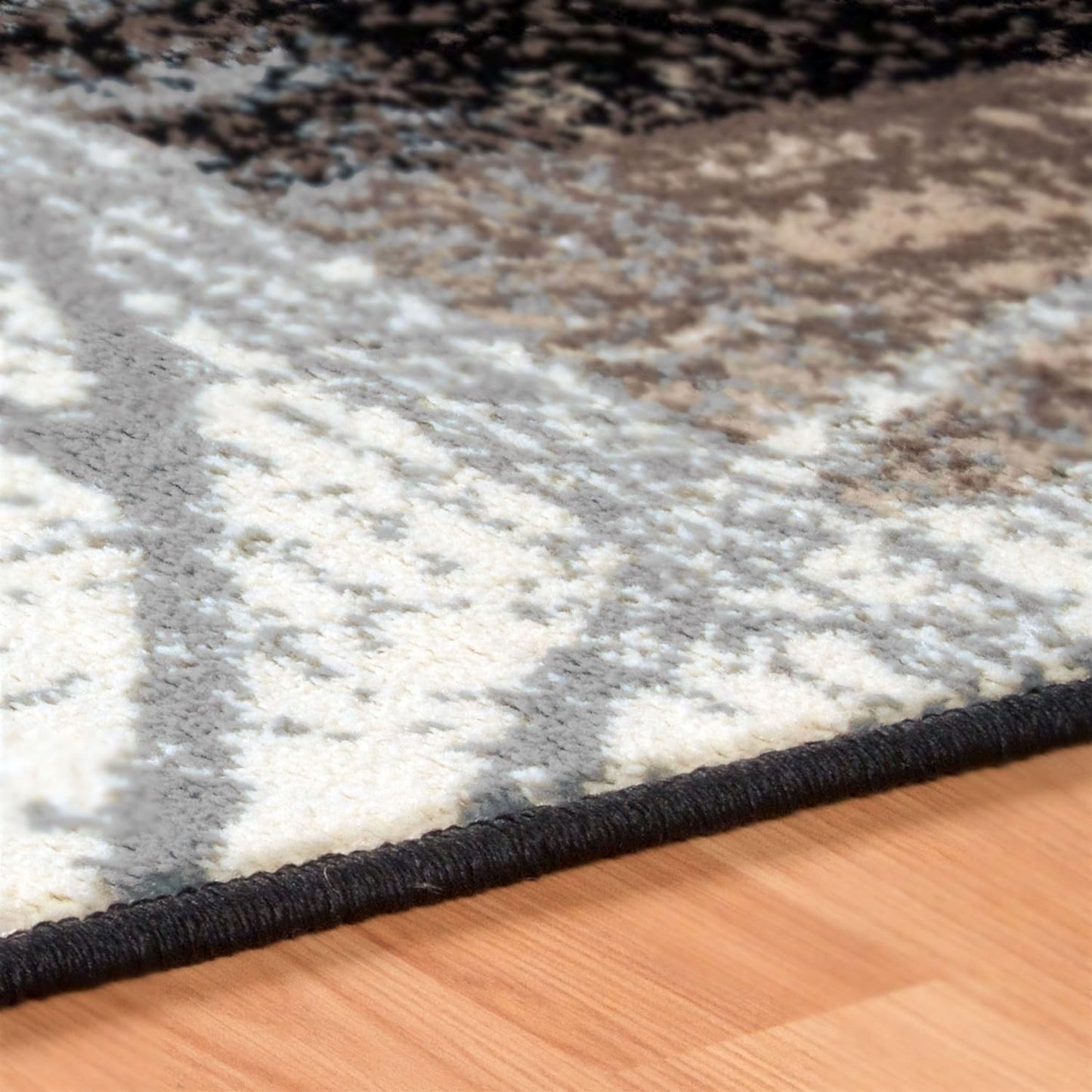 Superior Pastiche 3 Piece Indoor Area Rug Set, Jute Backing, Modern Floral Patchwork Decor, Hallway, Office, Kitchen, Bedroom, Living Room Floors, Plush Rugs, 2' x 3', 4' x 6', 6' x 9', Beige