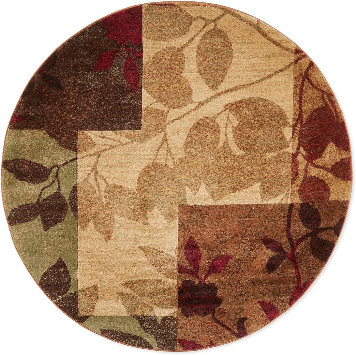 Home Dynamix Amelia Modern Area Rug | 3 Piece Set | Beige/Green/Red