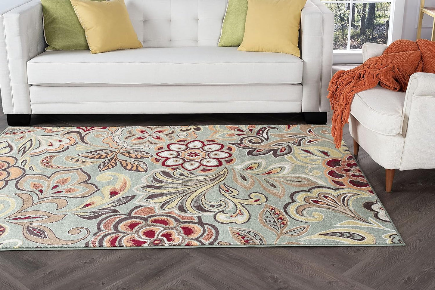 Set (5'x7' + 20''x60'' + 20''x32'') Area Rugs for Living Room - Dining Room Rug - Bedroom Rug - Entryway Rug - Hallway Runner Rug - Kitchen Rug - Indoor Front Door Rug - Alfombras para Salas